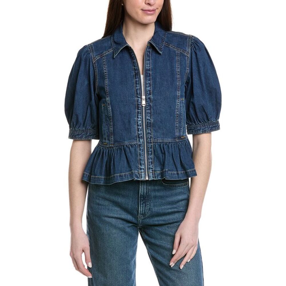 Cinq À Sept Womens  Daphne Jacket, Blue
